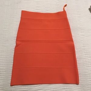 Orange bandage skirt.  Never been worn.