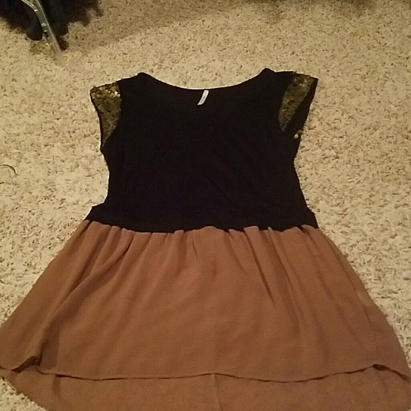 Sequin tunic
