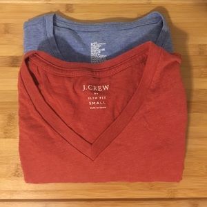 Jcrew and H&M v neck t-shirts