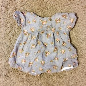 Zara floral baby dress
