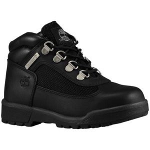 Black Timberland Field Boots