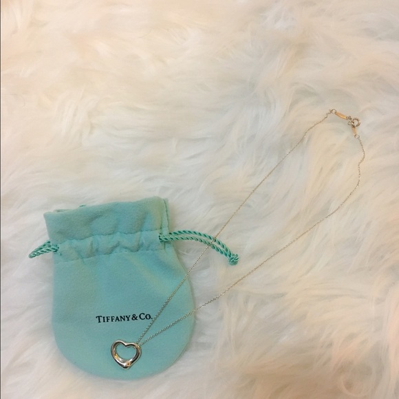 Tiffany &Co. Open heart silver necklace 🥂 - Picture 3 of 3