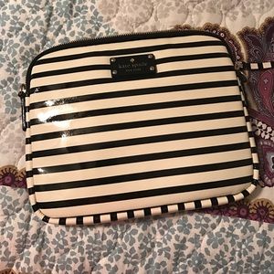 NWOT Kate Spade striped iPad case