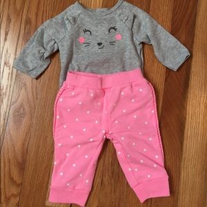 Cute set- onesie and pants