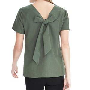 Banana Republic Bow Back Blouse