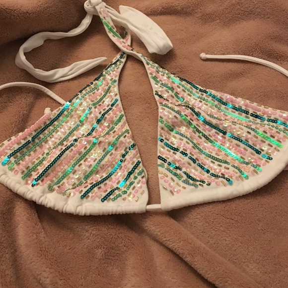 Victoria's Secret sequined bikini top