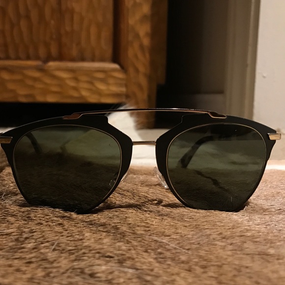 Grey, gold, and tortoise Dior sunglasses!