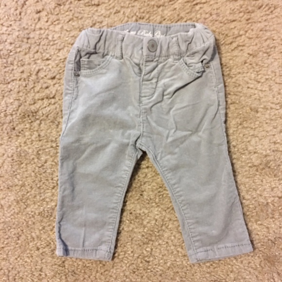 Zara baby outfit - grey corduroy jeans & shirt - Picture 3 of 3