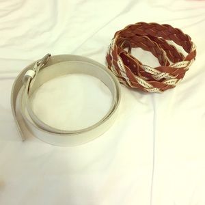 Two brand new belts!