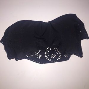 Black Strapless Target Bikini Top