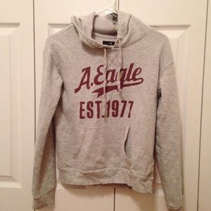 Gray American Eagle Hoodie