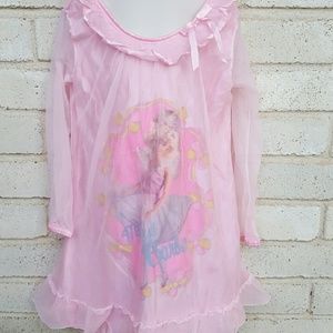 Vintage Pink My First Barbie Nightgown Sz 8