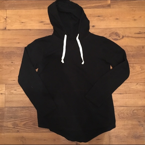 Plain Black Hoodie