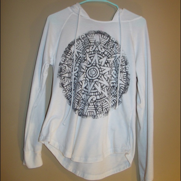 White Aztec Sweatshirt!!