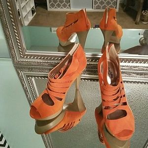 Charlotte Russe- Open toed high heels