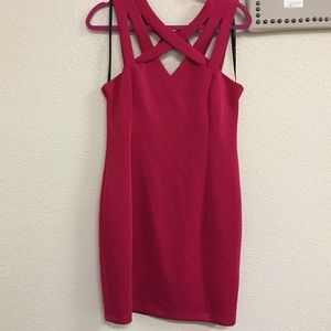 Red Guess bodycon dress!