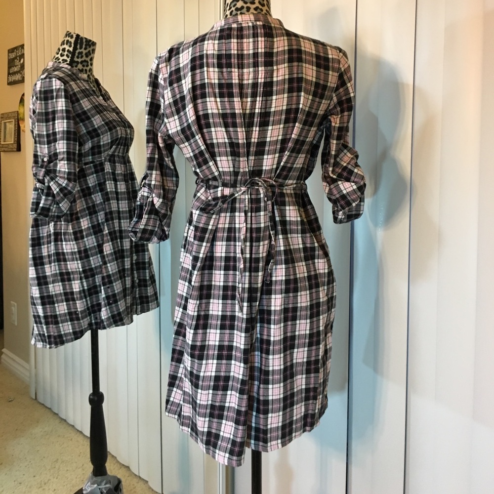 Like new VS PINK BLING Flannel dress - Picture 8 of 8