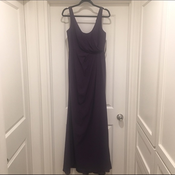 Glamorous floor length Cowlback Gown