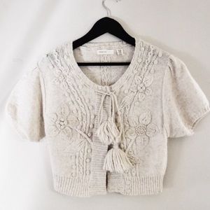 Anthropologie 'Sleeping on Snow' Bolero Sweater