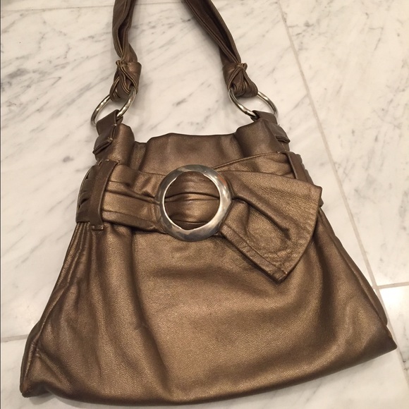 90’s Golden Blue super soft leather boho bag.