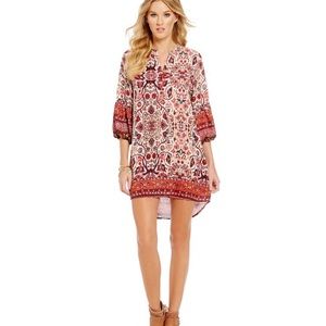 SOUTH MOON UNDER Printed Boho Dress