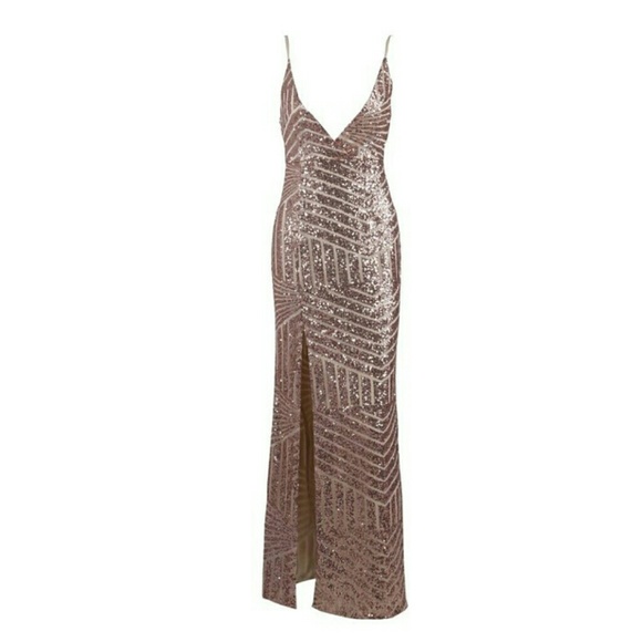 Rose Gold Sequin Dress