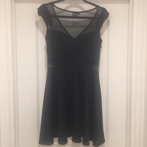 ASOS Skater Dress with Mesh Cutouts