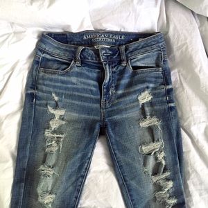 American eagle mid rise jegging ankle cut