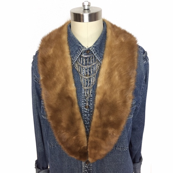 VINTAGE GENUINE FUR WRAP/SHAWL!!