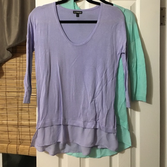 2 Express sweaters