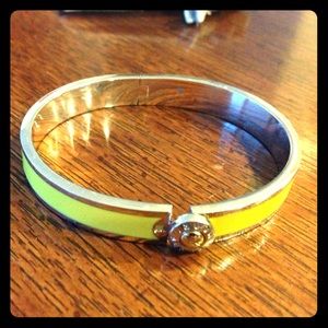 Henri Bendel Yellow Bangle Bracelet