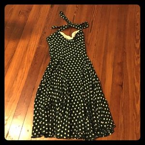 Trashy Diva Lena Tie Dress in Irish Polka, Size 6