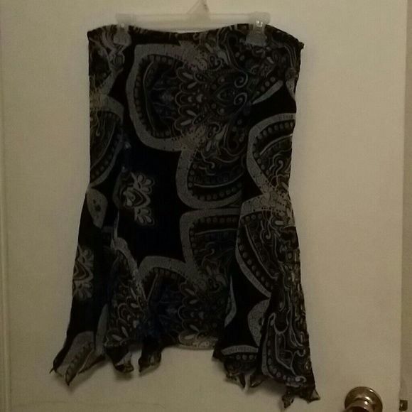 Skirt with the flare bottom