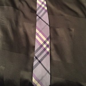 Men's Burberry tie with water stains