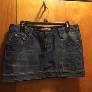 Demin mini skirt