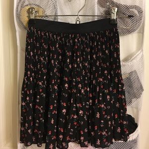 H&M Flower Printed Skater Skirt
