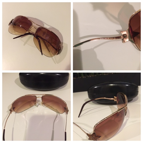 Roberto Cavalli Sunglasses Rose gold Metal Frame.