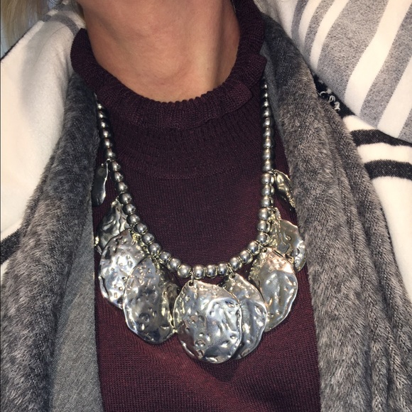 Siver Statement Necklace