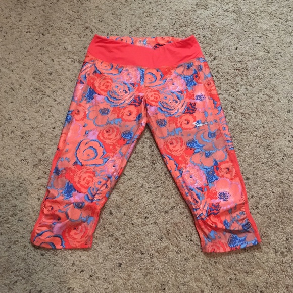 Women's Scoot Series printed running pants.