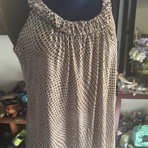 Brown Polka Dot Tank