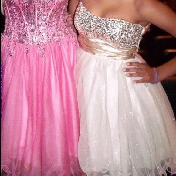 Sparkly gold party dress