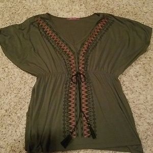 Army green top