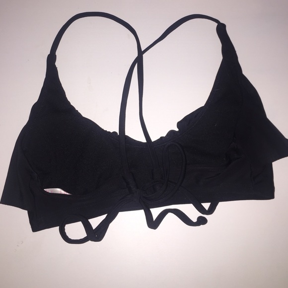 Black Target Swim Suit Top - Picture 2 of 2