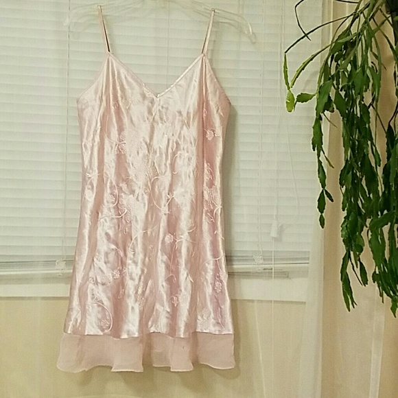 Silk pink slip