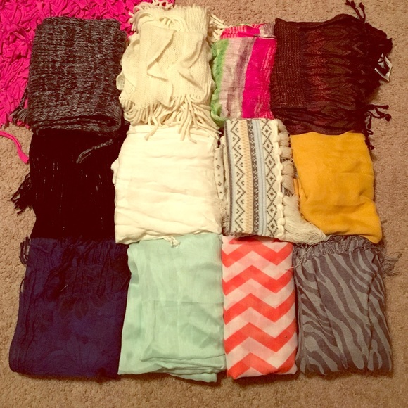12 scarfs