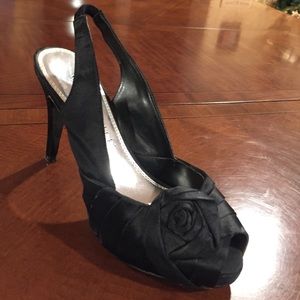 White House Black Market Open-toed slingbacks