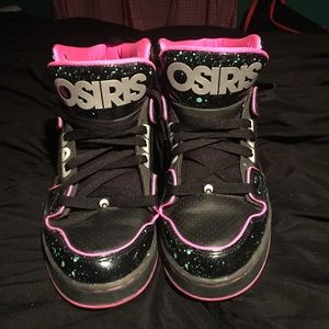 Paint Splatter Osiris skate sneakers