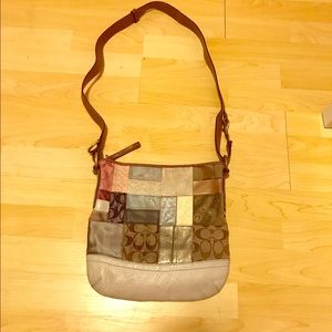 Authentic Coach cross body in good condition