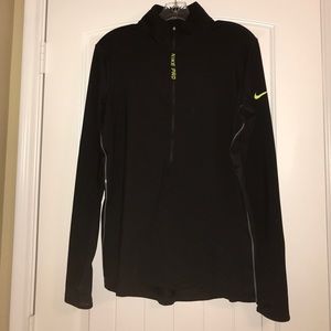 Womens Nike dri-fit half zip pullover