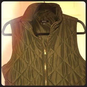Army green Puffer Vest
